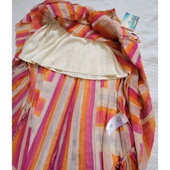 NWT Roxy Hi-Lo Boho Skirt Large To Be Found Skirt - Picture 5 of 9